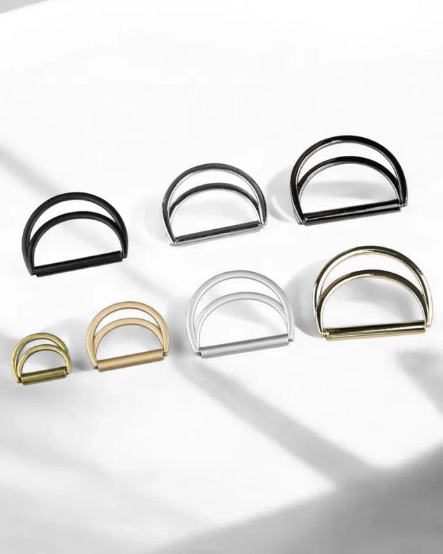 Металлические полукольца: виды, применение, особенности