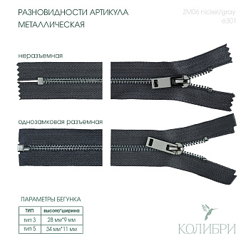 zm06 nickel gray e301