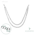 Цепь декоративная - MF93, серебро, 3 шт