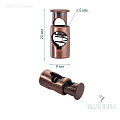 Фиксатор металлический - MFR18, медь, 25 шт