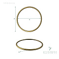 Кольцо металлическое - MF36, бронза, 10 шт