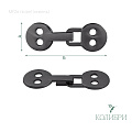 Декоративный крючок - MF26, никель, 10 шт