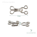 Декоративный крючок - MF30, серебро, 10 шт