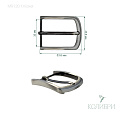 Пряжка металлическая - MR120, тёртый никель, 3 шт