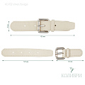 Клевант - KLV02, бежевый-серебро, 3 шт
