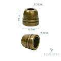 Наконечник металлический - MNK02, бронза, 50 шт