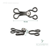 Декоративный крючок - MF30, никель, 10 шт
