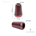 Наконечник пластиковый - PNK07, медный, 50 шт