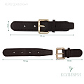 Клевант - KLV02, коричневый-золото, 3 шт