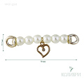 Украшение металлическое - MF07, золото, 5 шт