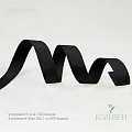 Репсовая лента п/э - REPS01, чёрный, 91.4 м (100 ярдов) / 365.7 м (400 ярдов)