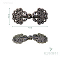 Декоративный крючок - MF02, никель, 10 шт