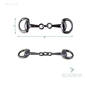 Украшение металлическое - MF12, никель, 5 шт