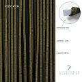 Резинка шляпная REZ03, хаки/хаки, 100 м 