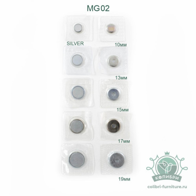 Кнопки металлические магнитные MG02