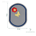 Термоаппликация - LA451, светоотражающий, цветной, 10 шт
