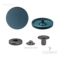 Кнопка установочная металлическая - KP01, серый 3, 50 шт