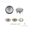 Кнопка клямерная - KK02, синий 1, 50 шт