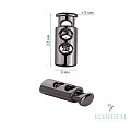 Фиксатор пластиковый - PFR02, никель, 50 шт