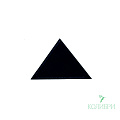 Заплатка самоклеющаяся тканевая - AZ04, чёрный, 10 шт