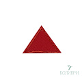 Заплатка самоклеющаяся тканевая - AZ04, красный, 10 шт