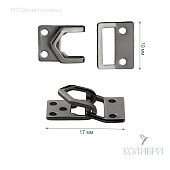 Декоративный крючок - MF32, никель, 10 шт