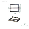 Пряжка металлическая - MR92, никель, 3 шт