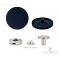 Кнопка установочная металлическая - KP01, синий, 50 шт