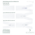 Застёжка-молния тракторная - ZT07, белый/белый (Е501), 10 шт