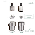 Матрица насадка - MKU02D, резьба М6, 1 шт