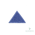 Термозаплатка - AZ02, джинсовая, синий2, 10 шт