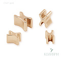 Ограничитель для металлических молний, нижний - OG01, золото, 50 шт