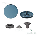 Кнопка установочная металлическая - KP01, серый 2, 50 шт