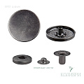 Кнопка установочная металлическая - KP01, состаренное серебро, 50 шт